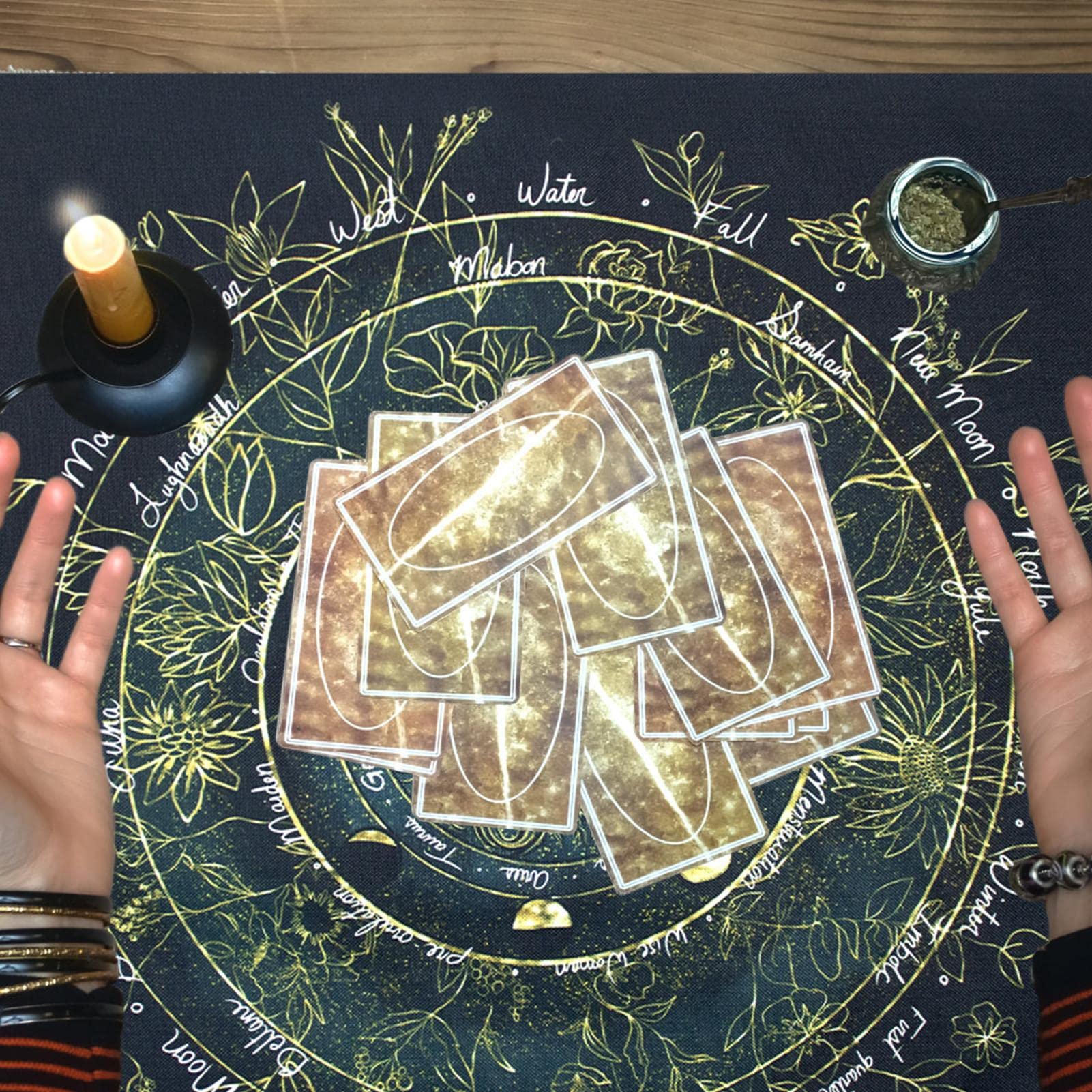 Amazon.co.jp: タロットクロス 占い マット 占いテーブルクロス